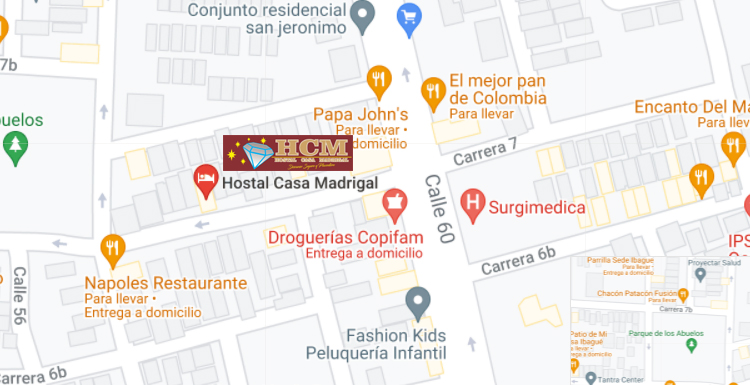 Cómo llegar al Hostal Casa Madrigal